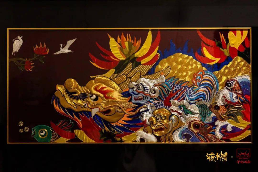 当金苍绣遇上现代插画《滴水神兽》