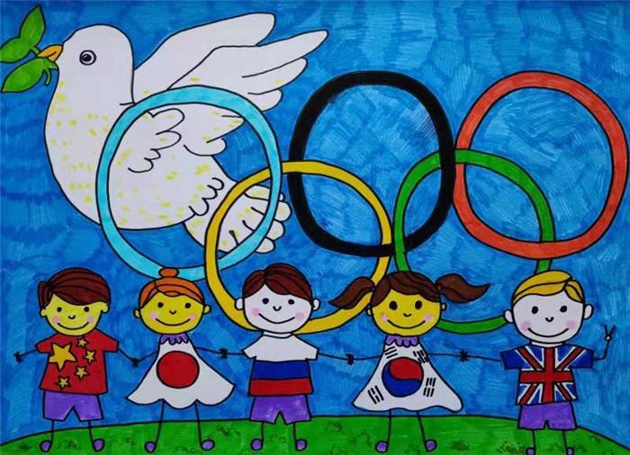 一年级奥运会绘画简单图片