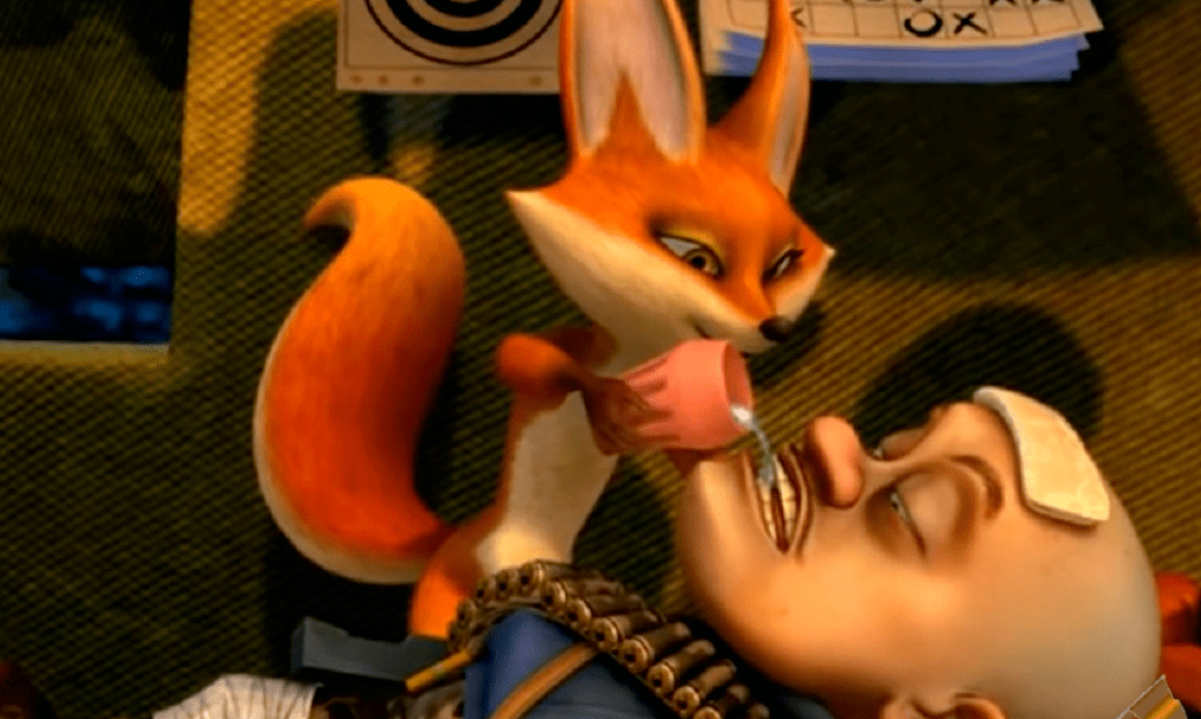 熊出没感人情节,光头强忘恩负义,假装受伤骗取同情_熊大熊