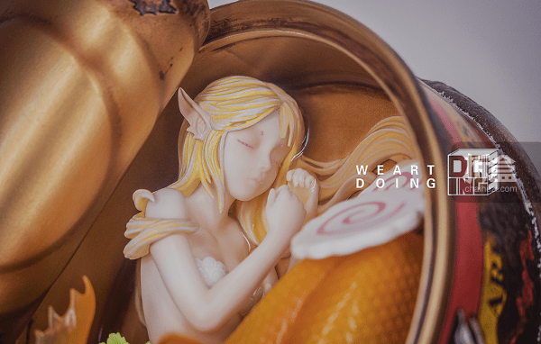 weartdoing罐头里的美人鱼晴雪珊瑚原创gk摆件