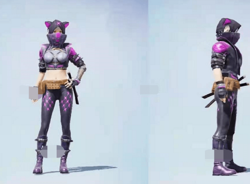 和平精英忍者皮肤,中二忍者即将上线,呆萌直言:sks很漂亮