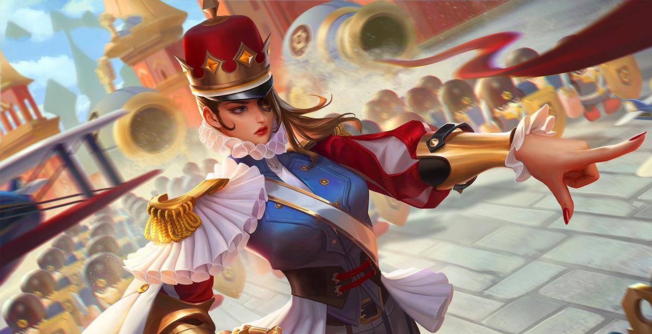 而且大招还能对塔进行攻击,同时强化机械小兵,所以米莱狄的推塔能力