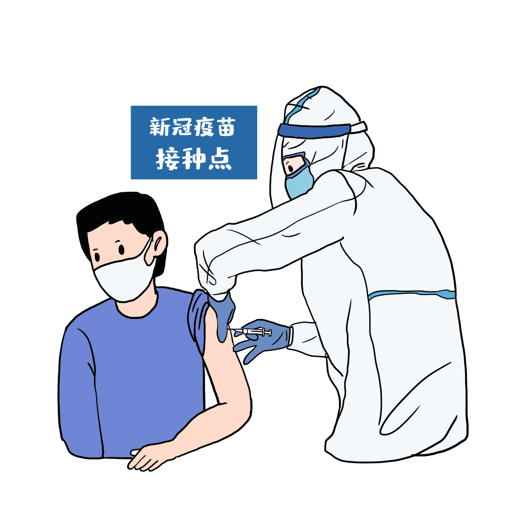 关于新冠疫苗的图画图片