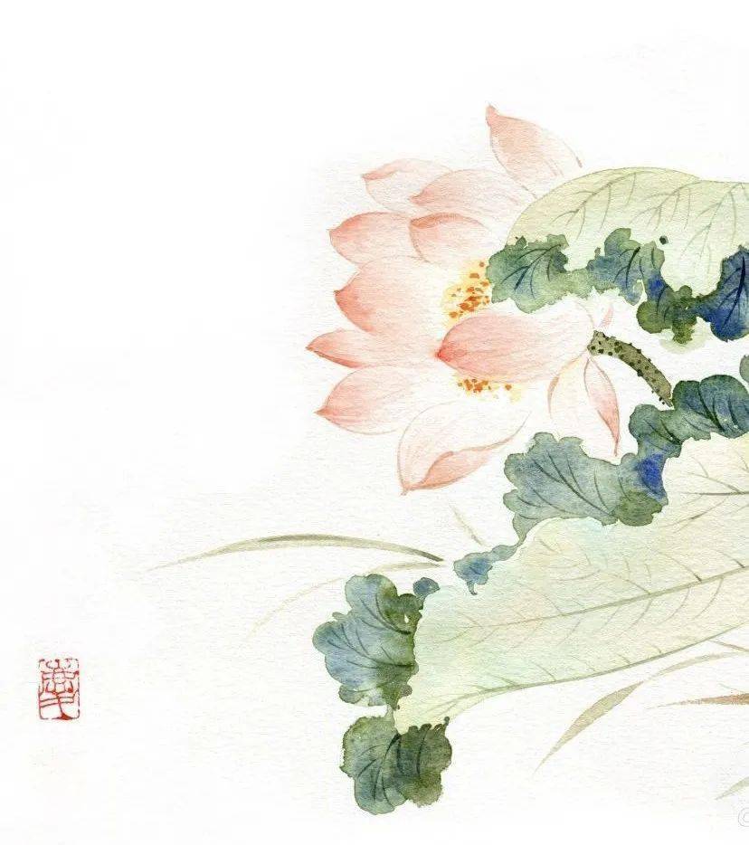 把章子怡周润发画上团扇85后小伙中国风水彩引人民日报点赞