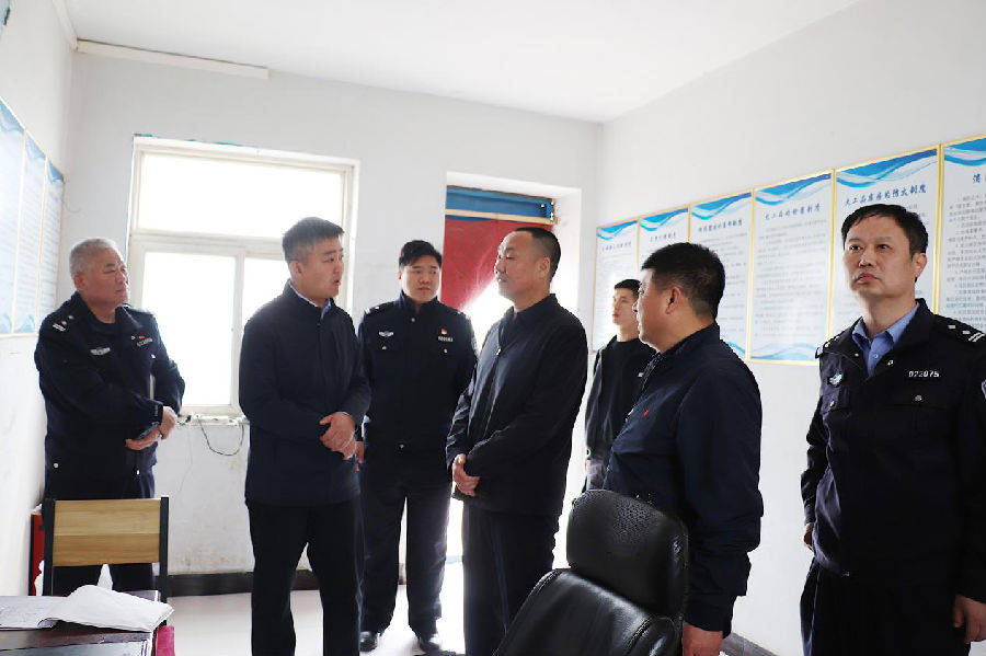 67邯郸市复兴区公安局局长王林之到国控金元公司进行安全督导检查