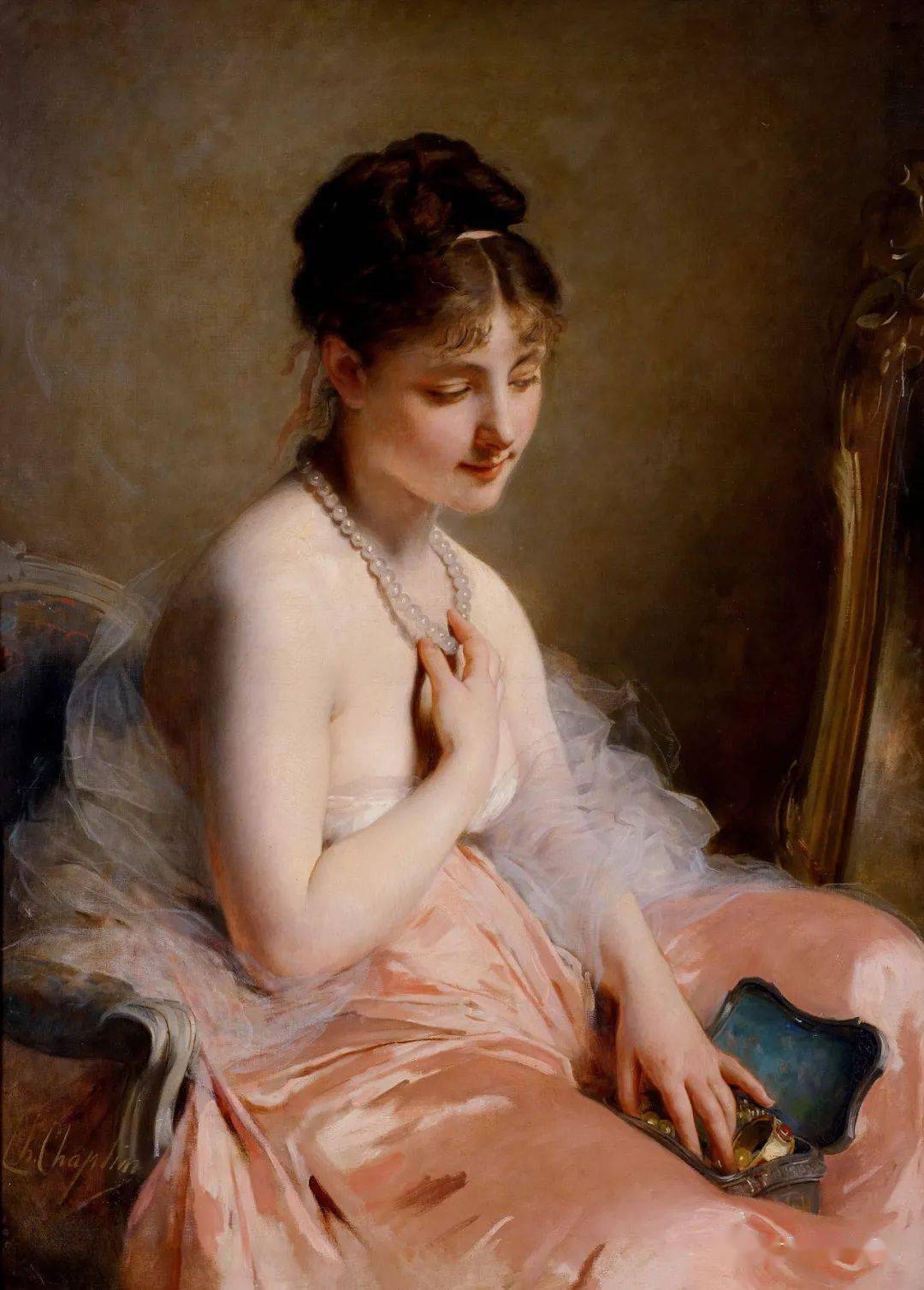 法国著名油画作品美人图片