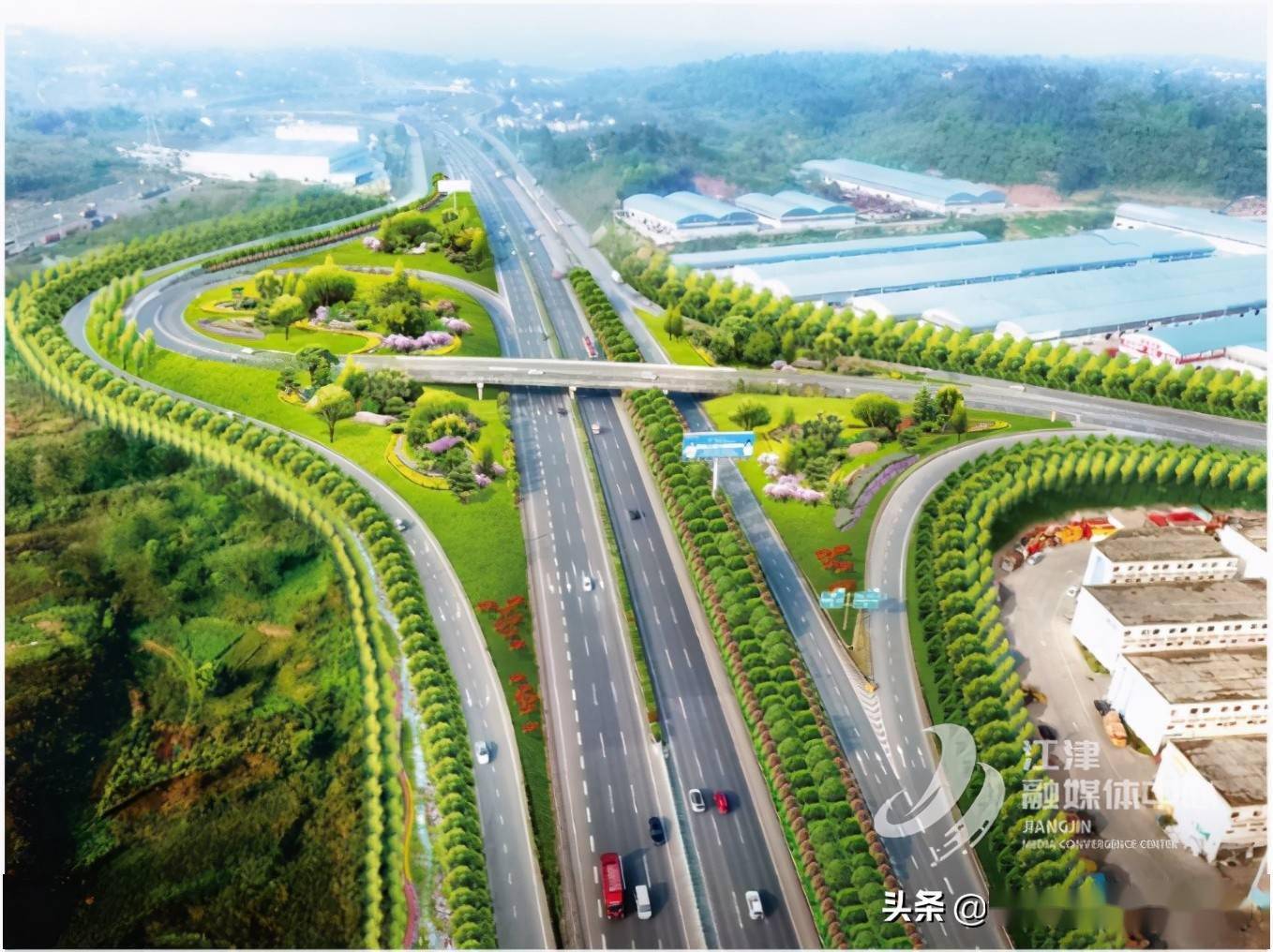 好消息轨道交通5号线江津段周边颜值提升