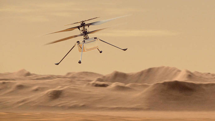 <b>NASA：“机智”号无人直升机4月19日将首次在火星</b>
