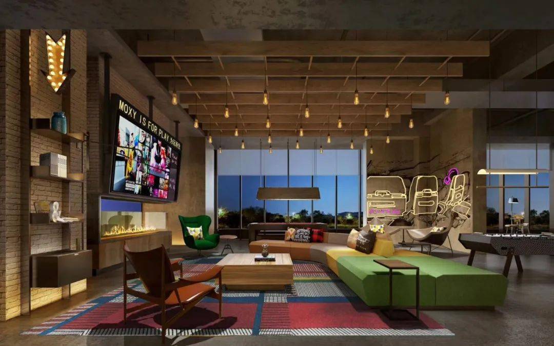 宜家与万豪的跨界作品上海虹桥商务区moxy酒店