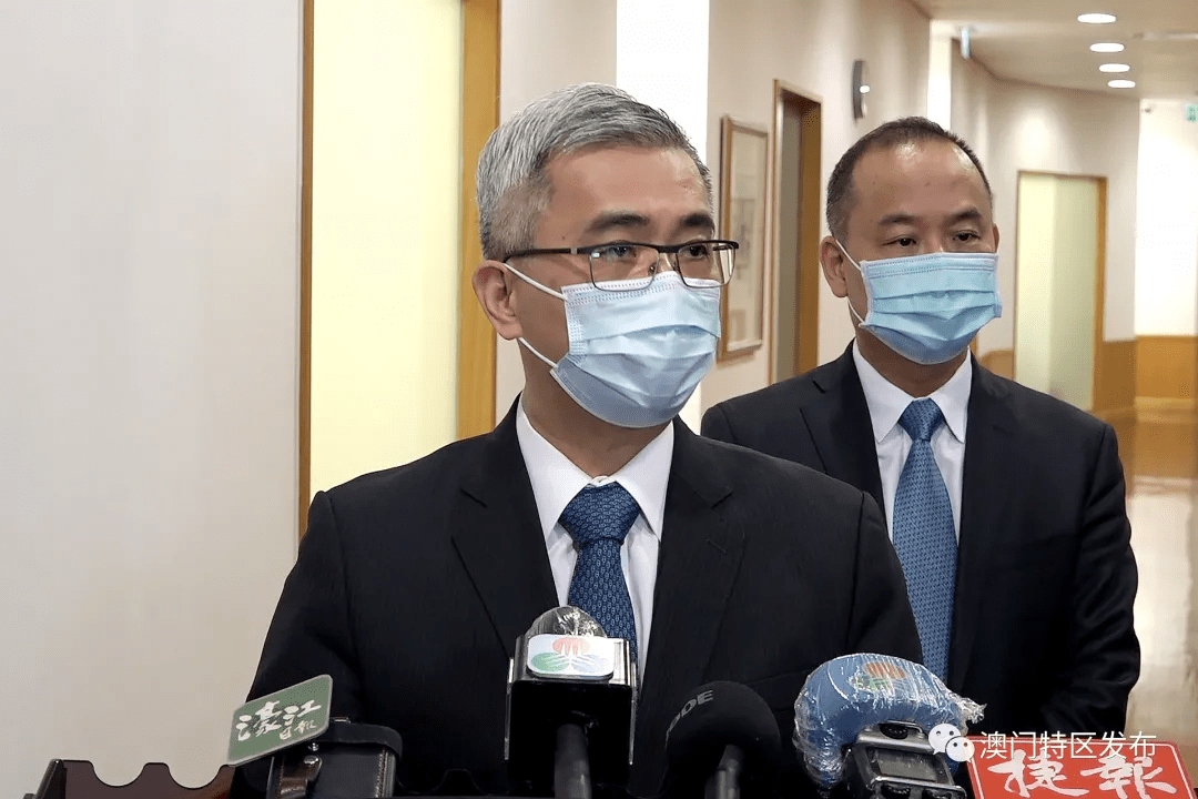 澳门特区政府保安司司长黄少泽期望青茂口岸下半年可通关