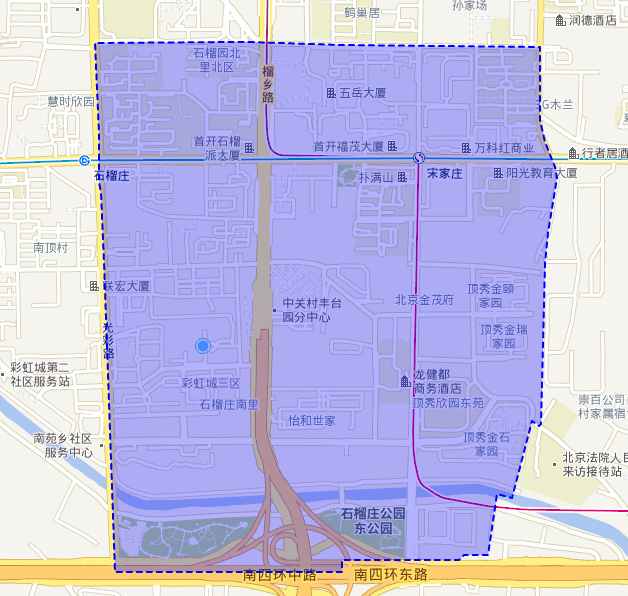 丰台区新村街道地图图片