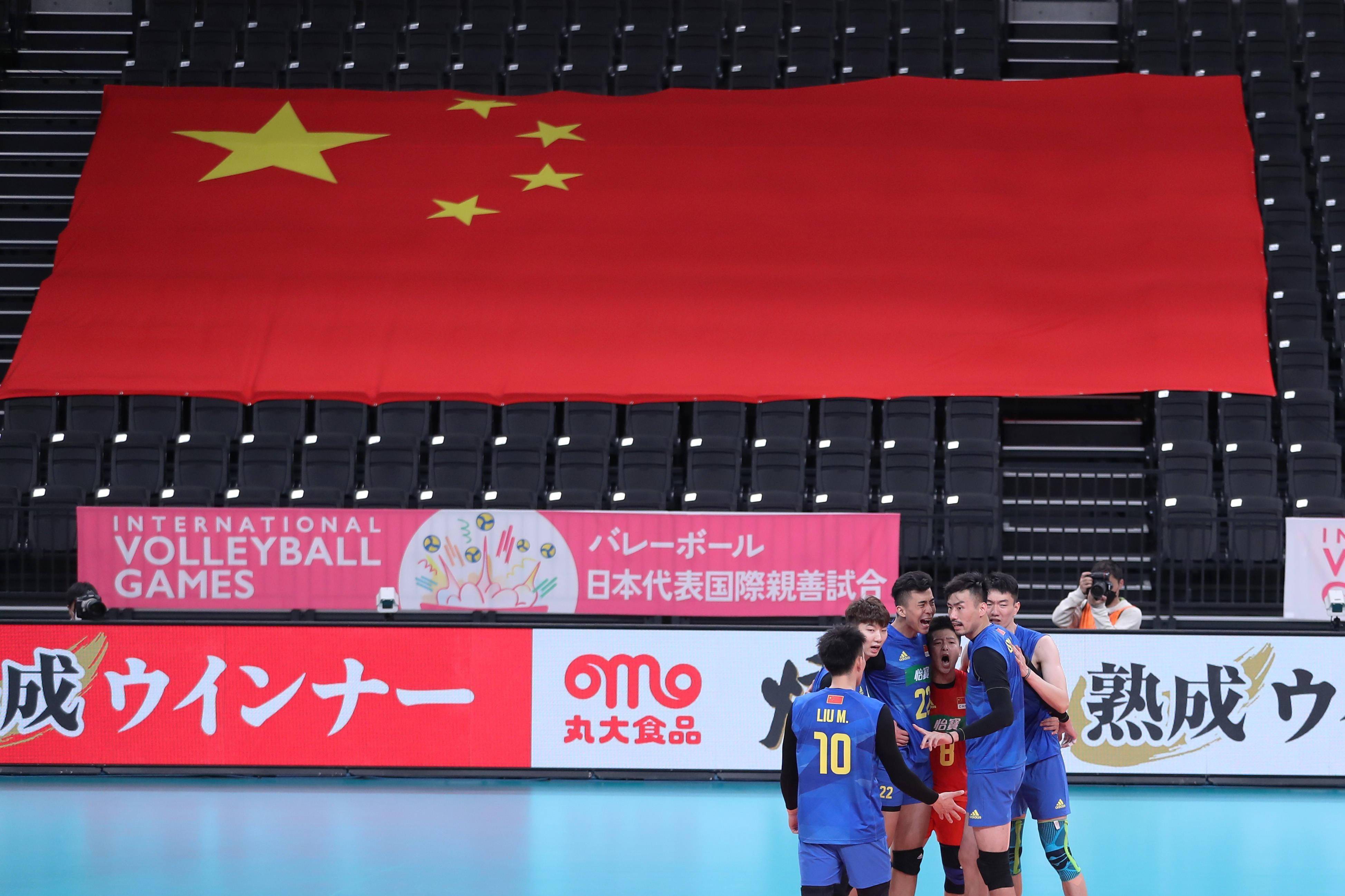 排球东京奥运会测试赛中国男排首日比赛不敌日本队