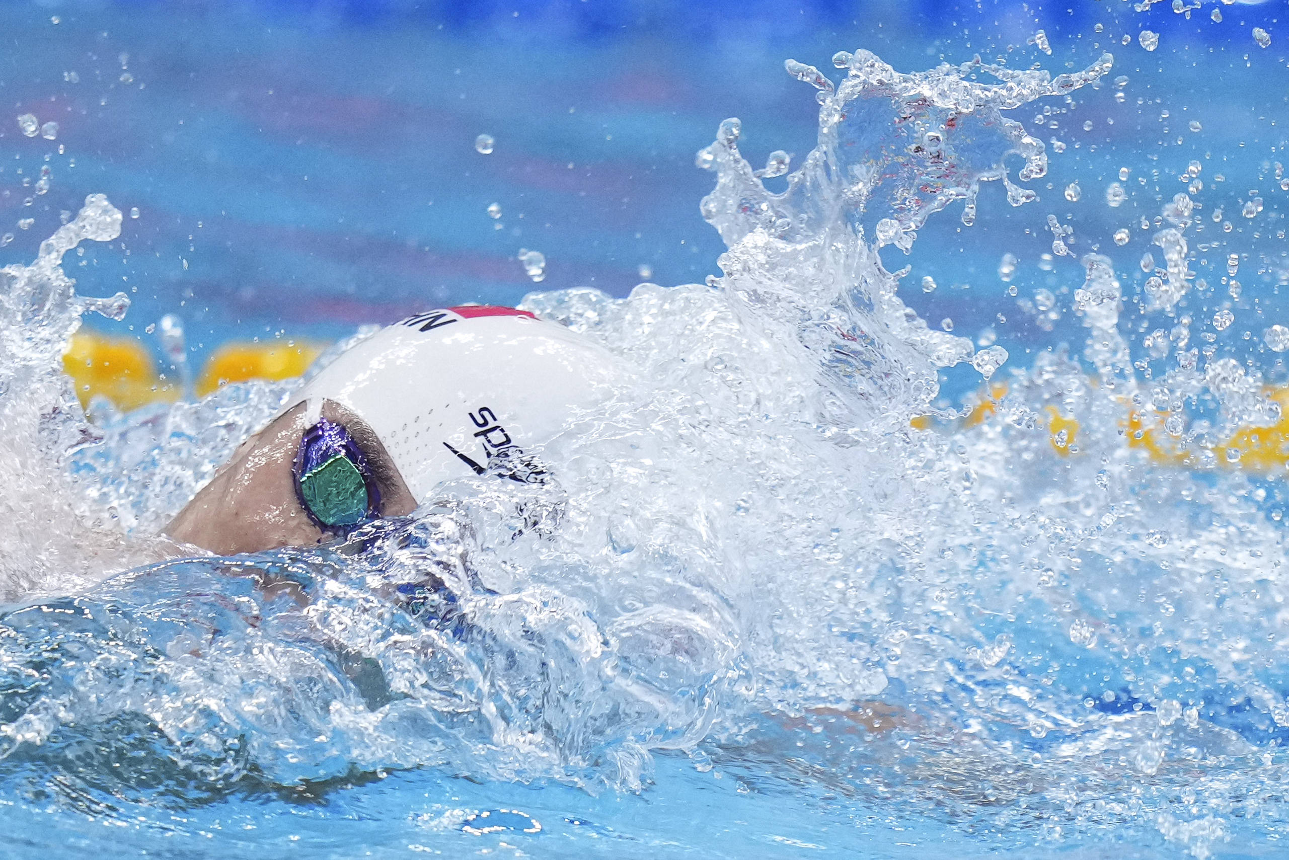 游泳——全国冠军赛:汪顺获男子200米自由泳冠军