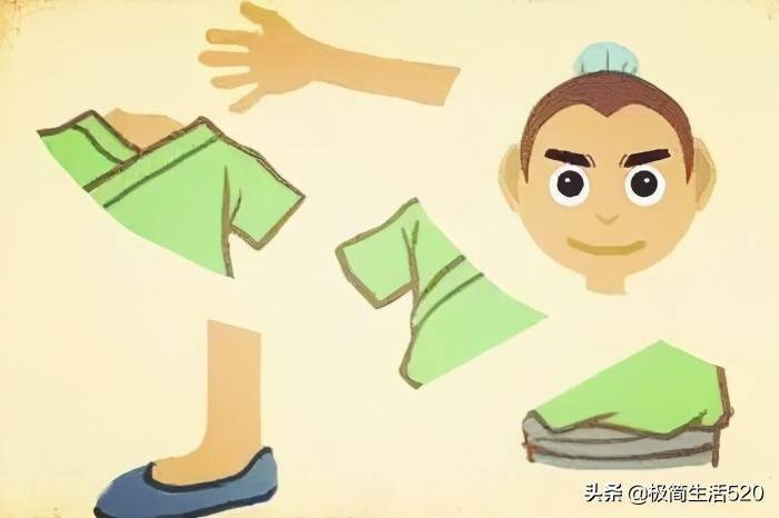 什么之后脑成语_成语故事简笔画