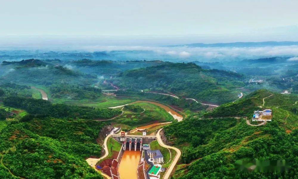 龙滩水库正式下闸蓄水!_垫江县