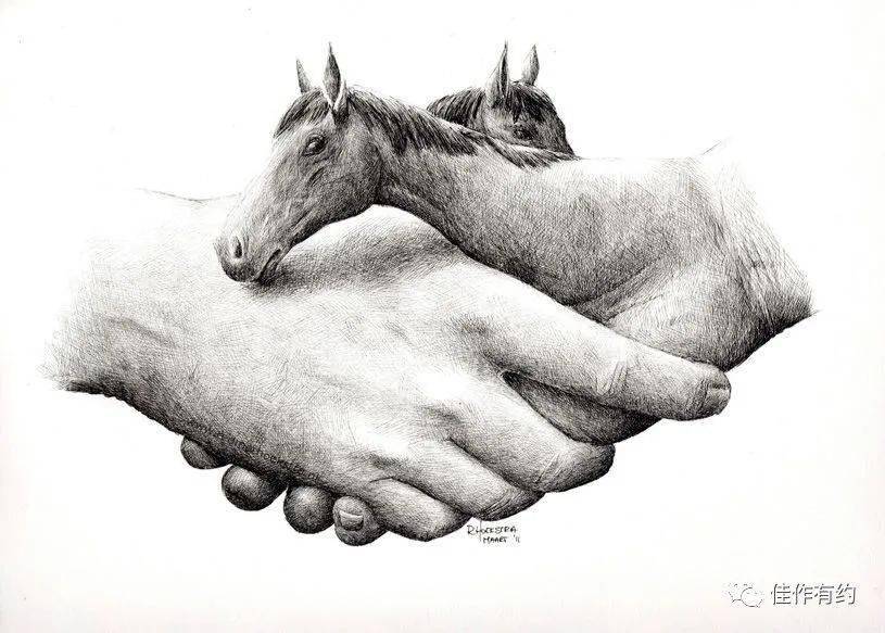 荷兰插画家奇思妙想的素描作品欣赏（续集）_搜狐网