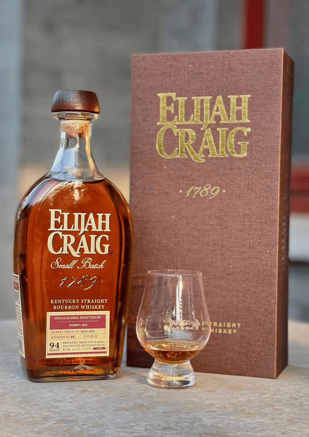 爱利加8年单桶波本威士忌whisky 2021展会限定"明显比elijah craig