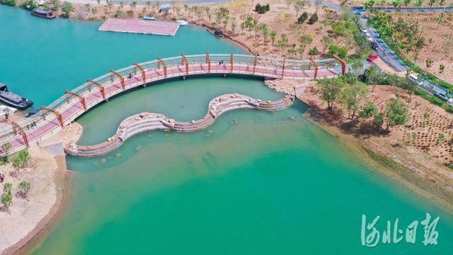 2021年4月30日拍摄的河北省邯郸市邯山区北张庄镇渚河源郊野公园.