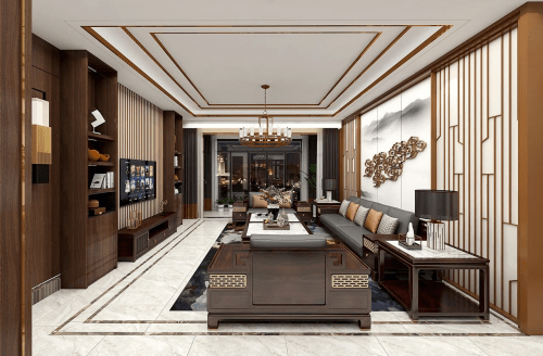 观山雅院大贤国标红木阔叶黄檀全屋定制
