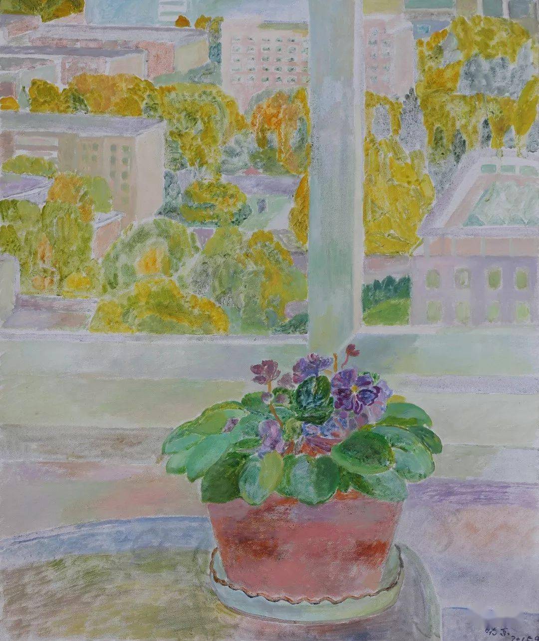 正在展出山川回响风景油画展钟晓京作品欣赏