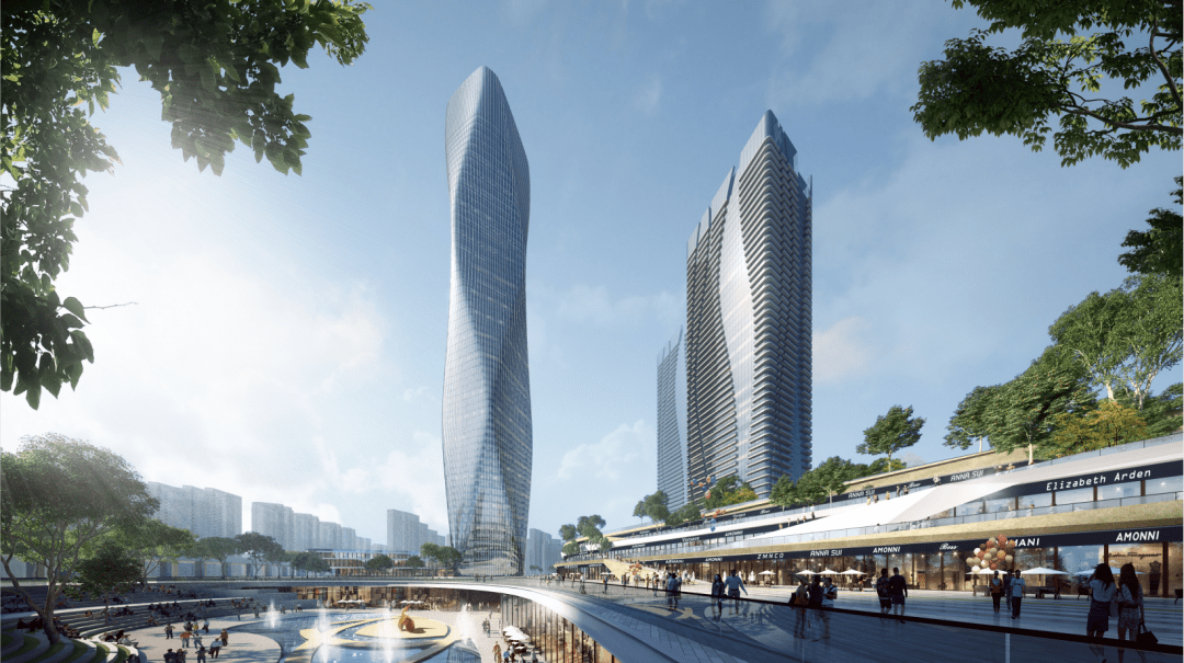 江西第一高楼赣州章江新区g15地块最新效果图曝光