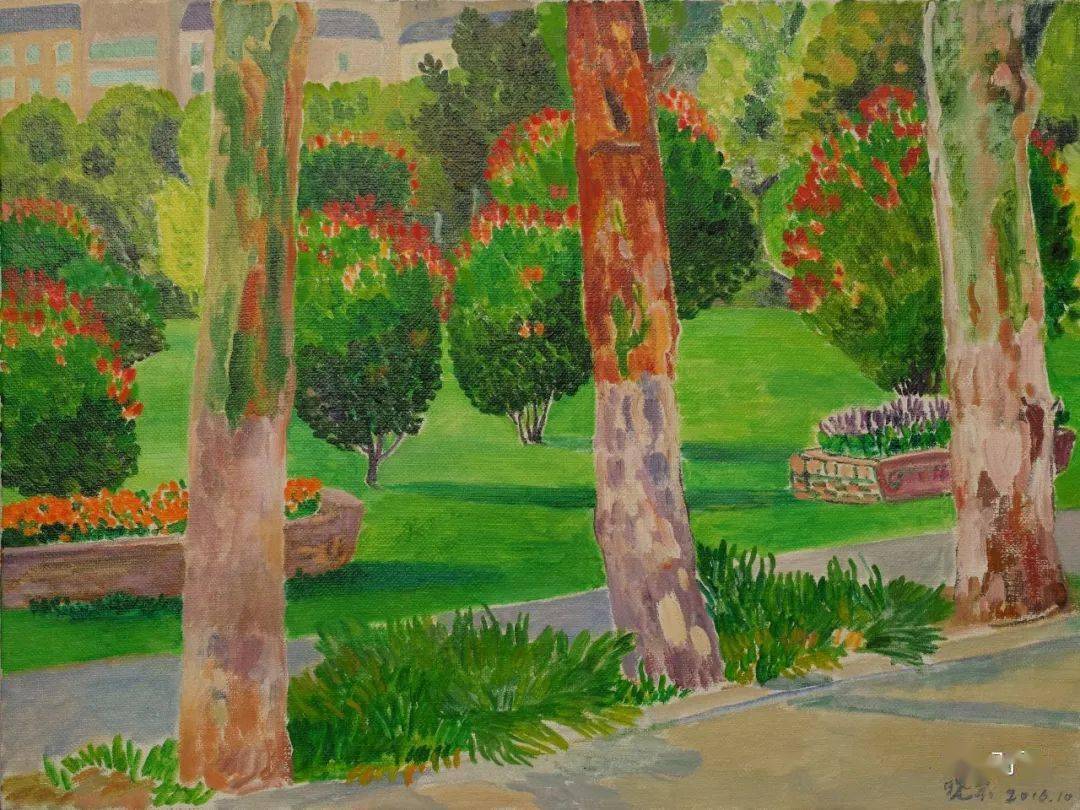 正在展出山川回响风景油画展钟晓京作品欣赏