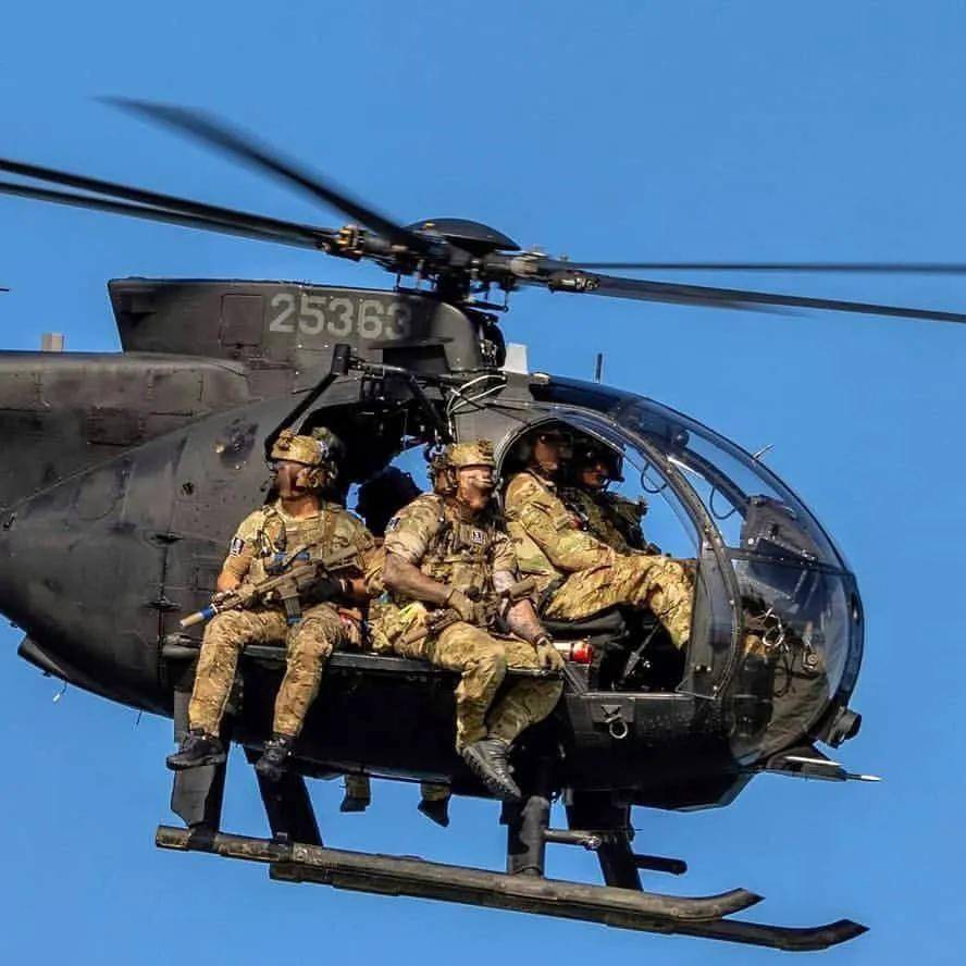 愤怒的小鸟,oh6直升机美军特种部队的超轻骑,身材娇小用途广