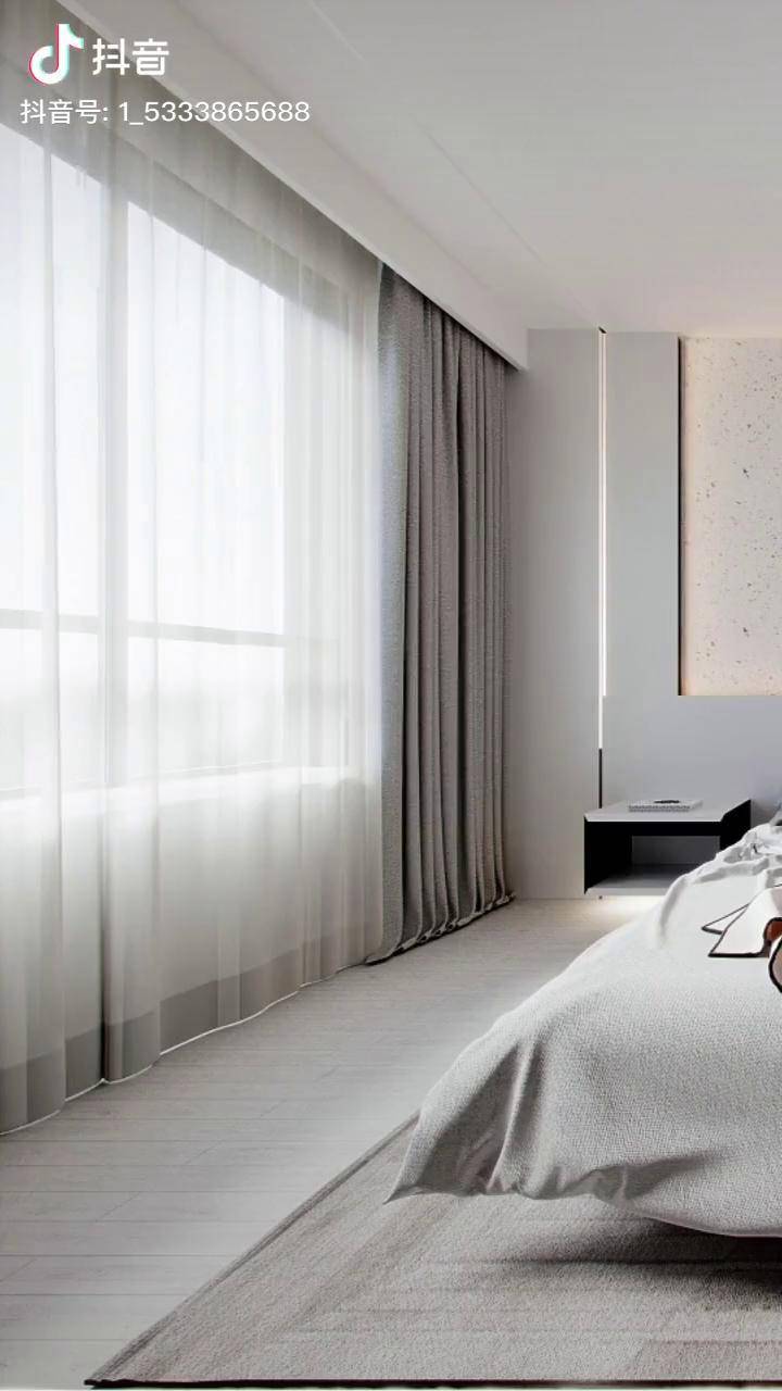 卧室吊平顶无主灯设计干干净净高雅范十足装修