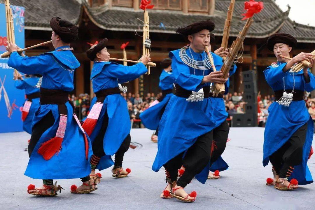 黔南州第二届民族民间芦笙乐舞大赛精彩开赛