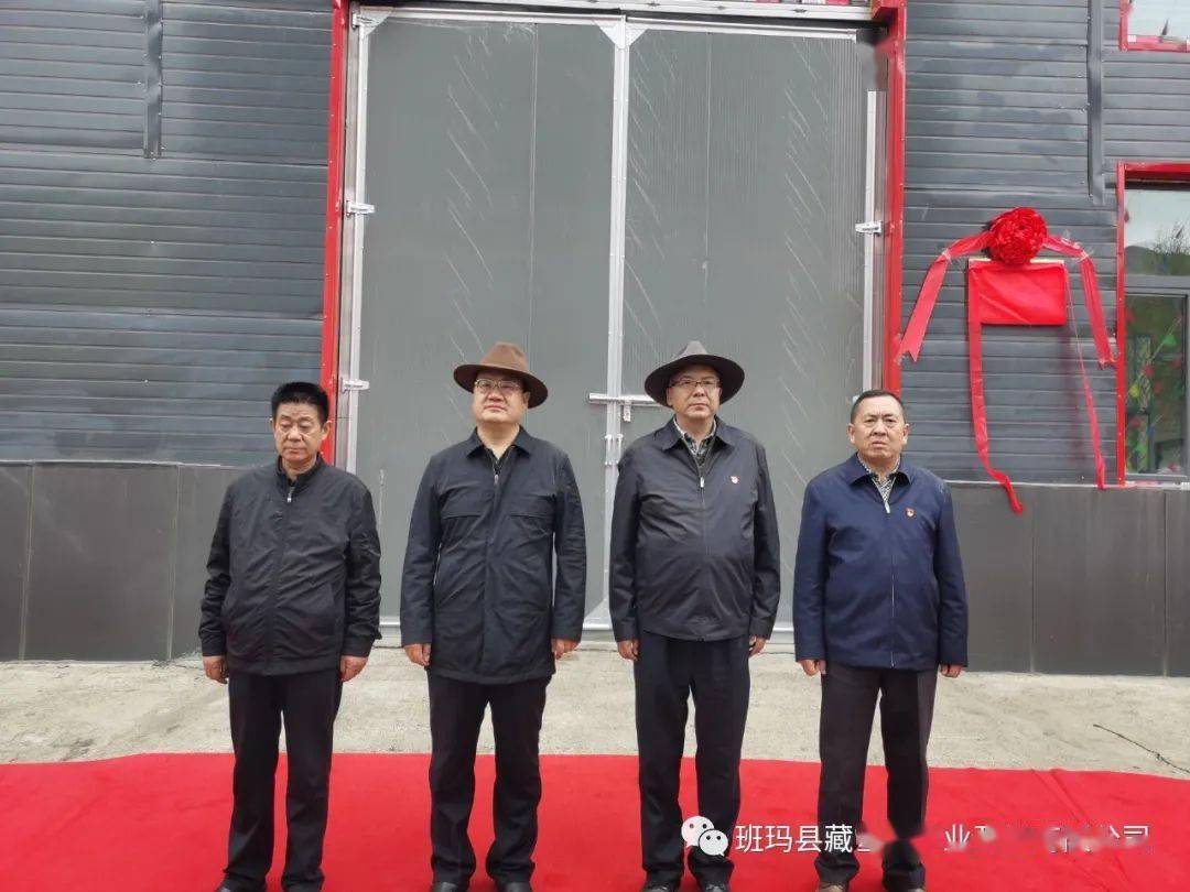 县委书记夏吾杰,县委副书记,县人民政府县长刘正伟共同为班玛藏雪茶