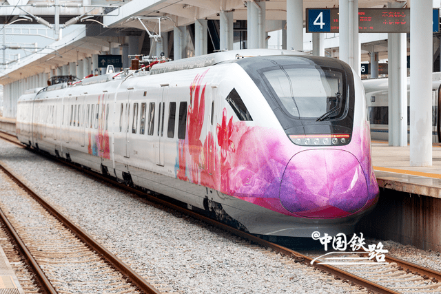 的交通工具许多城际动车组成了城市网红比如北京的粉色动车组"怀密号