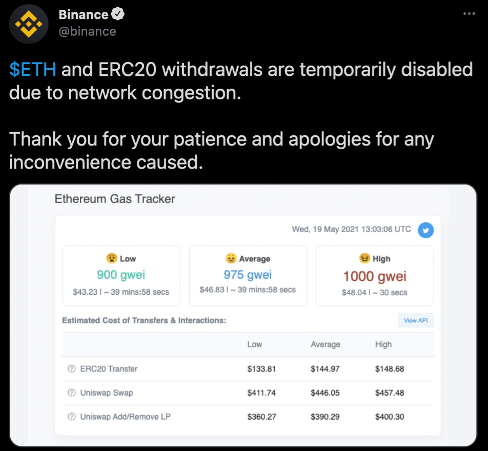 币安暂停以太坊、ERC20代币提款及部分杠杆交易，平台币BNB日跌超30%，BSC公链借贷协议Venus再现风险事件_搜狐网