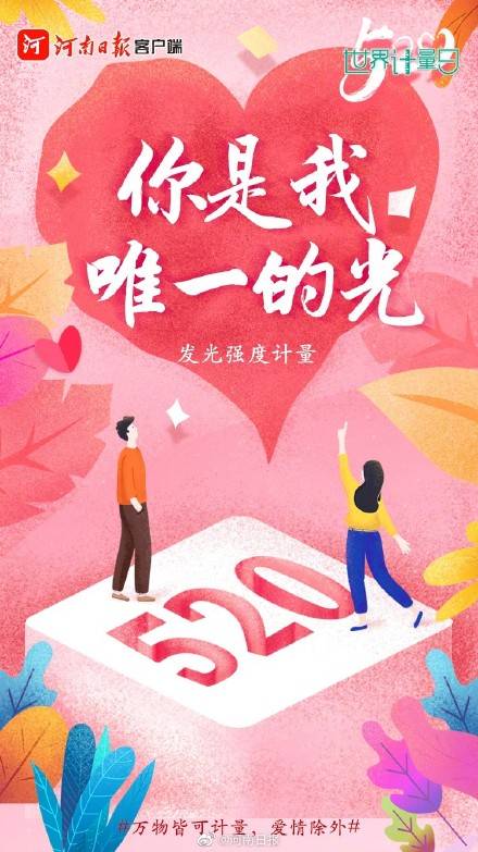 网络|“520”，除了网络情人节，还是世界计量日