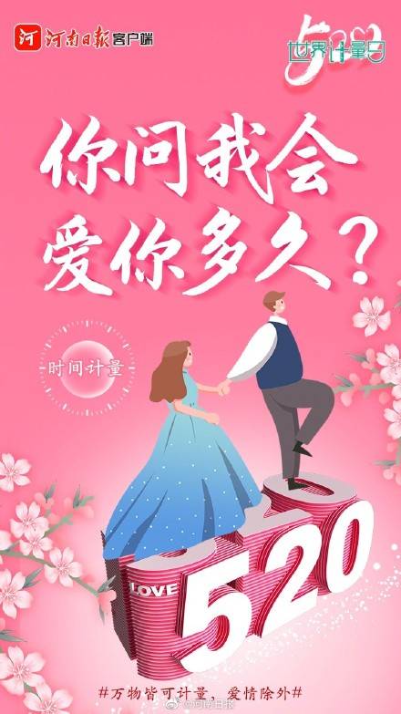 网络|“520”，除了网络情人节，还是世界计量日