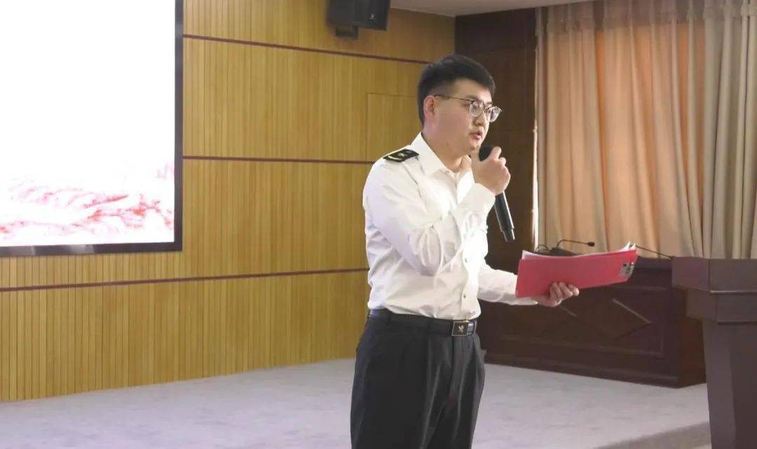 策克口岸经开区"青春飞扬学党史驻守边疆颂党恩"演讲比赛