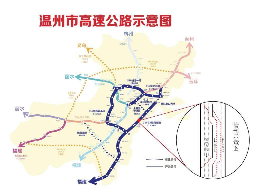 明天起瑞安这条高速施工注意绕行