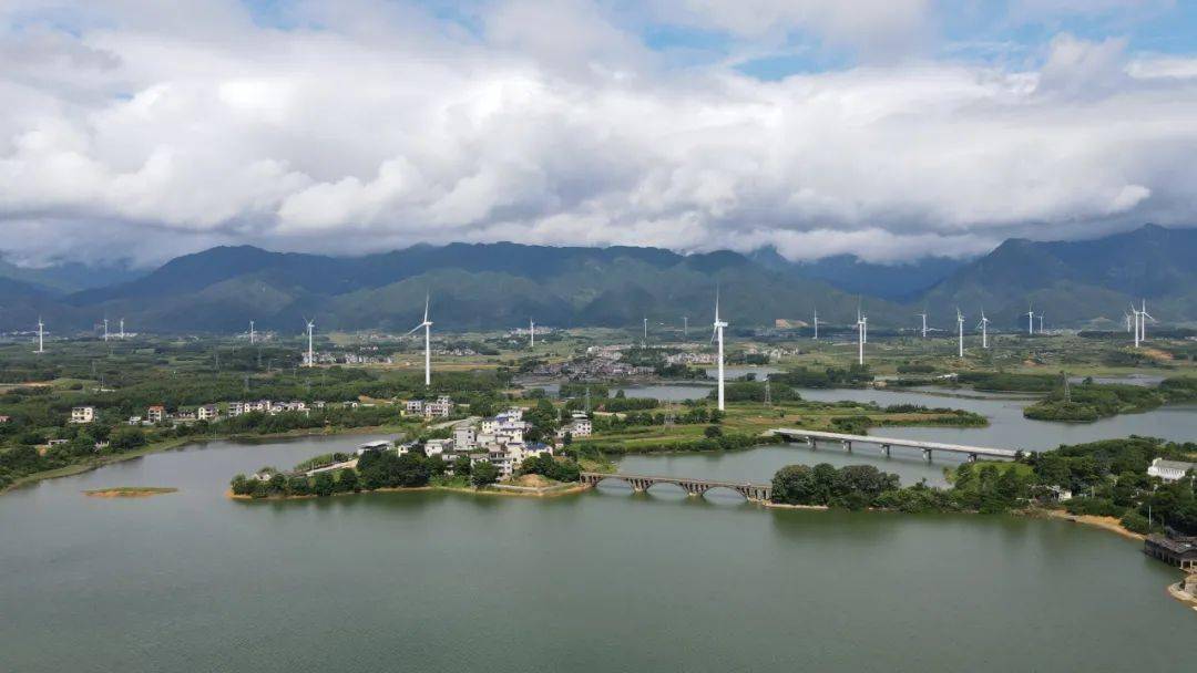 富川鸟源水库图片