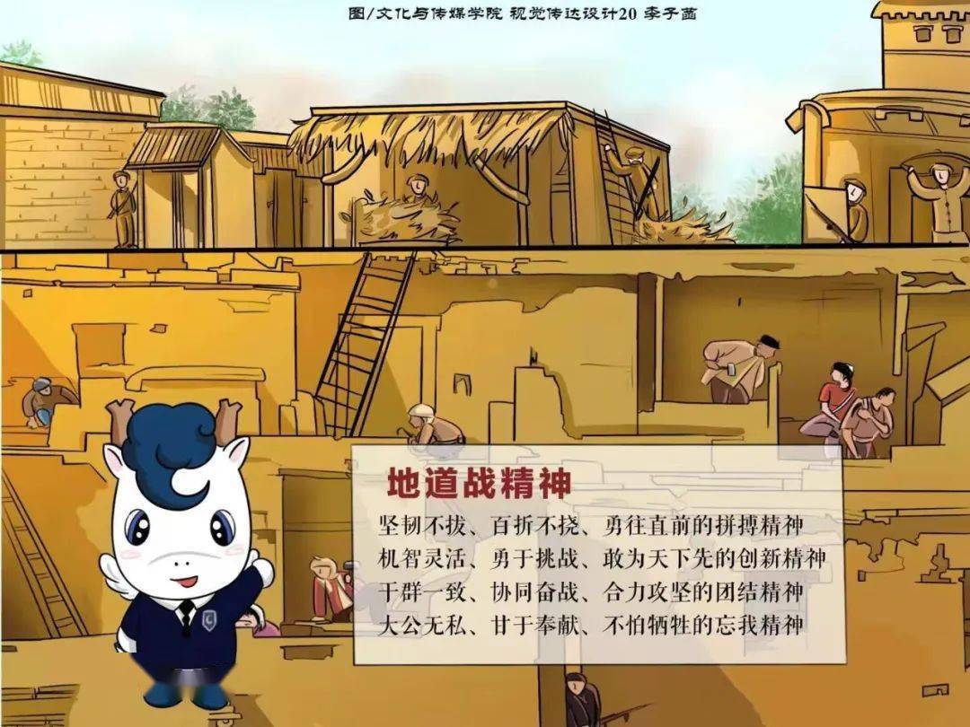 团结合力攻坚大公无私,勇于奉献,舍我其谁奉献弘扬地道战精神奋勇御敌