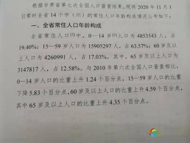 兰州常住人口2017_兰州市第七次全国人口普查主要数据发布城关区常住人口为