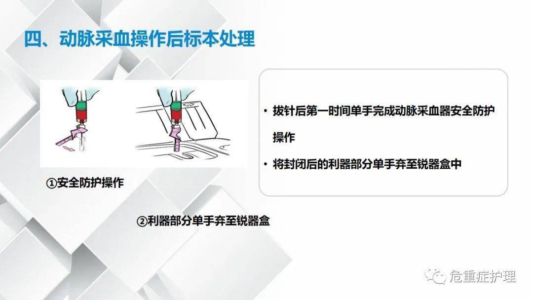 【ppt】动脉采血护理操作