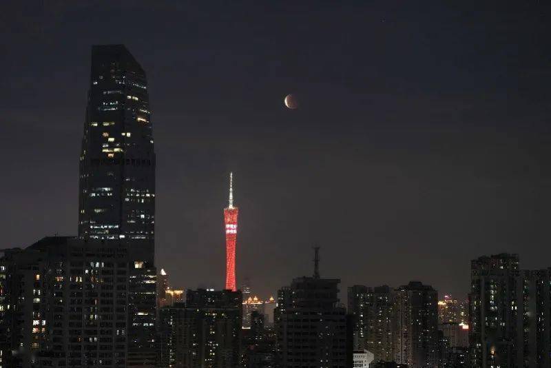 广州|太美了！罕见的? “超级月亮”+“月全食”！一大波美图来了