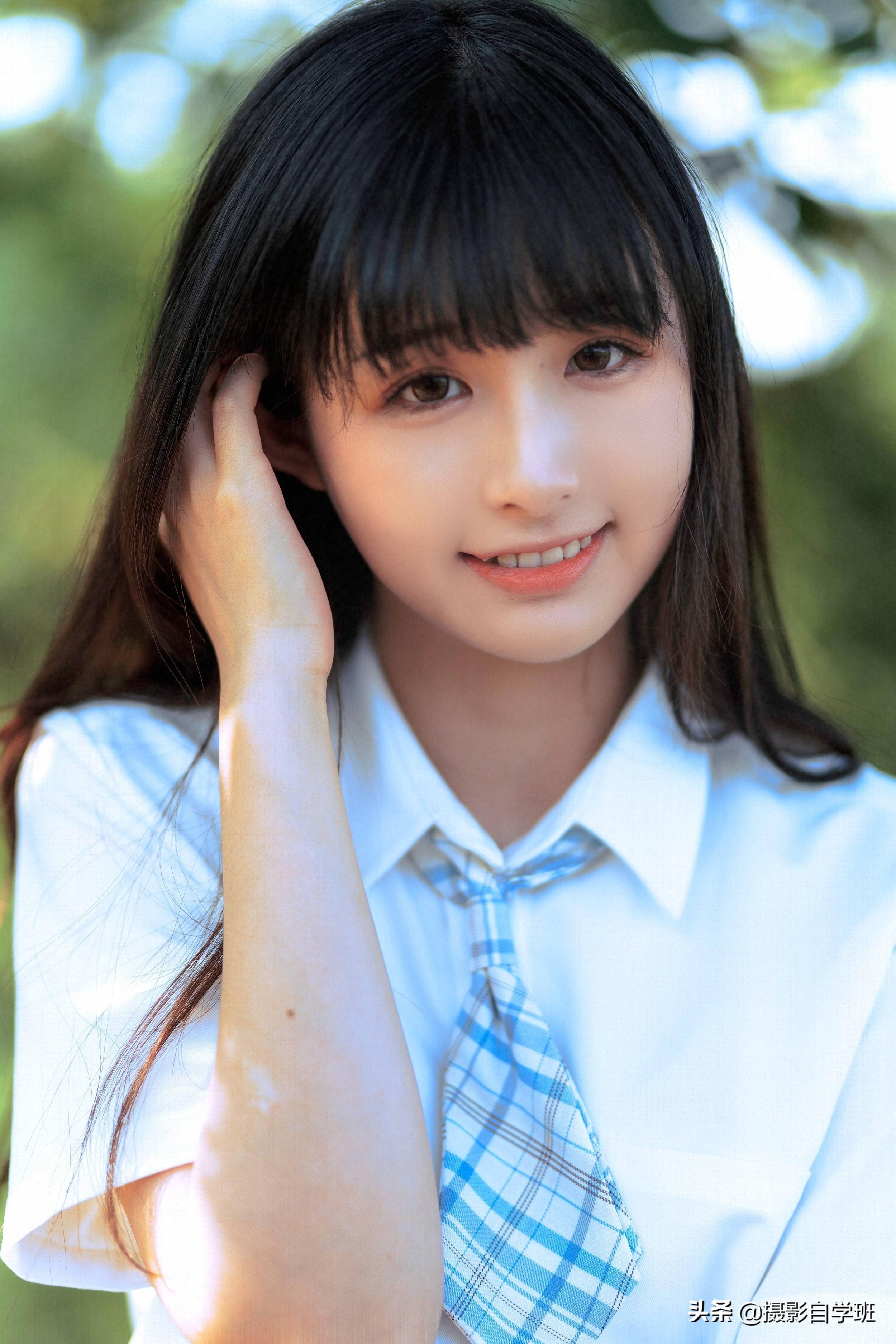 校服照片这样拍青春有活力人像拍摄技巧