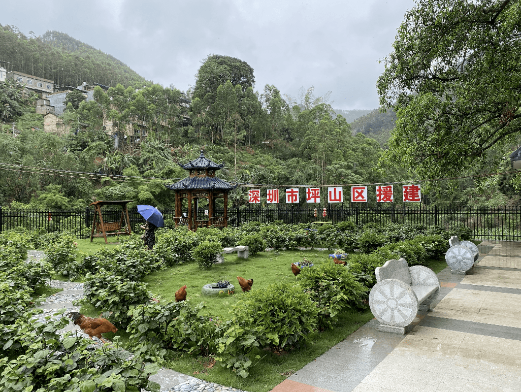 深圳市坪山区援建的广西自治区百色市田东县平马镇梅宁村污水处理站