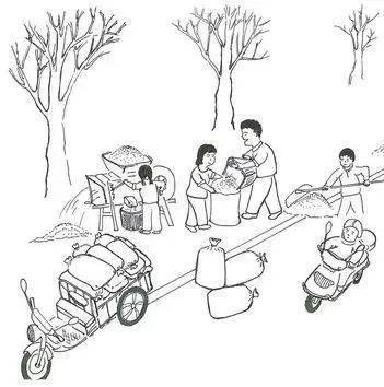 叩问自己我收获了什么痛哭失声在晒谷场上喋喋不休在身后埋怨没发现有