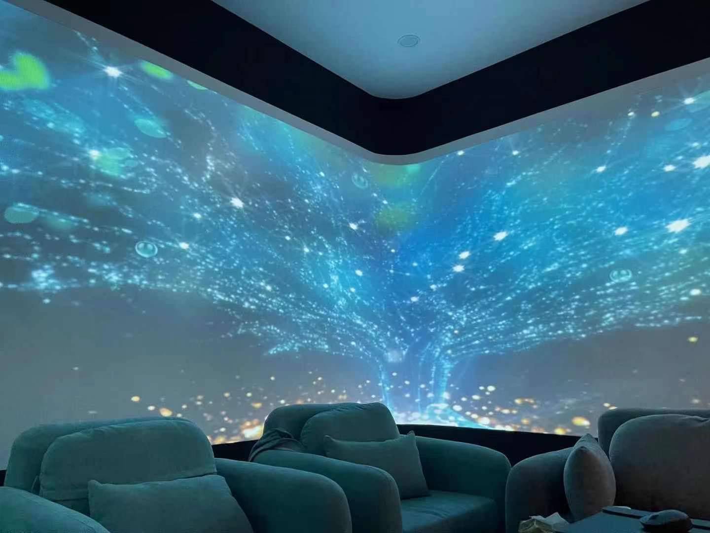 呱呱店里的全息投影房间,受访者供图据呱呱了解,目前苏州的剧本杀店在