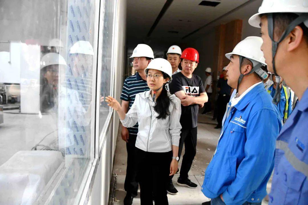 第8次现场调度县委副书记代县长闫欣欣深入生活垃圾焚烧发电项目一线