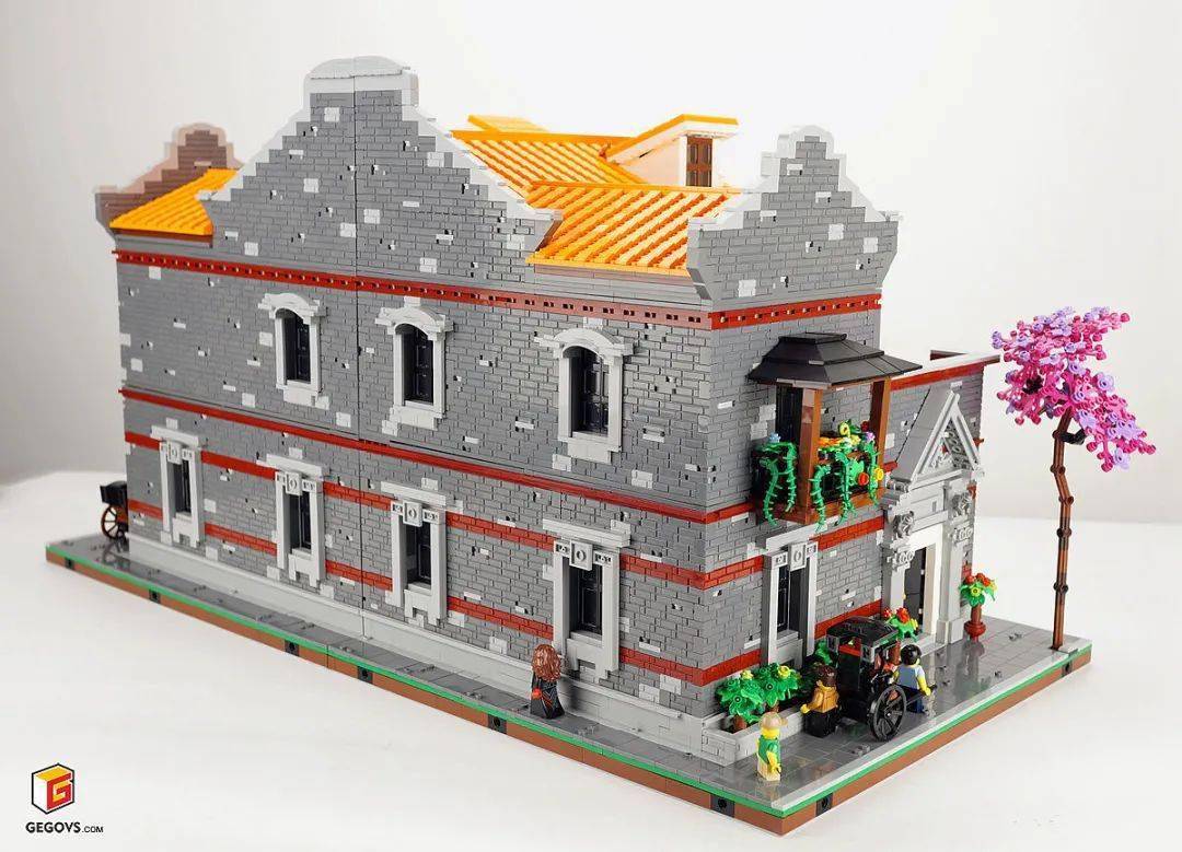 用乐高拼出绝美中国风建筑他的作品里藏的都是家乡记忆