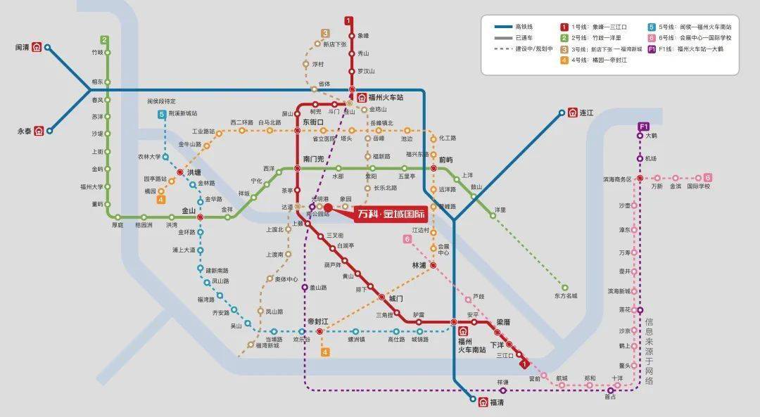有地铁3号线(规划中),f1滨海快线(建设中)