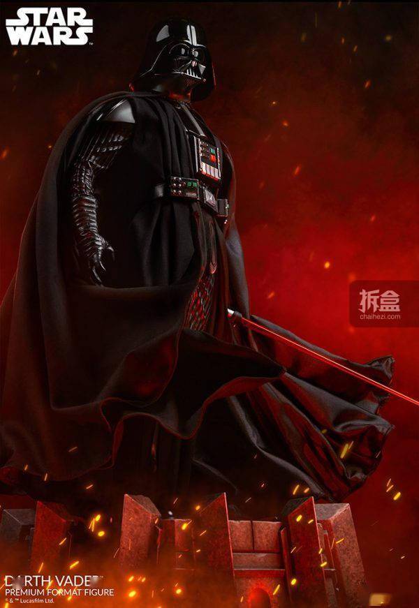 sideshow星球大战黑武士达斯维达darthvader雕像