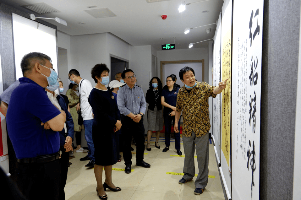 2021年丰台区庆祝建党100周年群众书画作品中部片区巡展在丰台区文化
